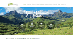 Desktop Screenshot of lifestylevacationclub.co.za